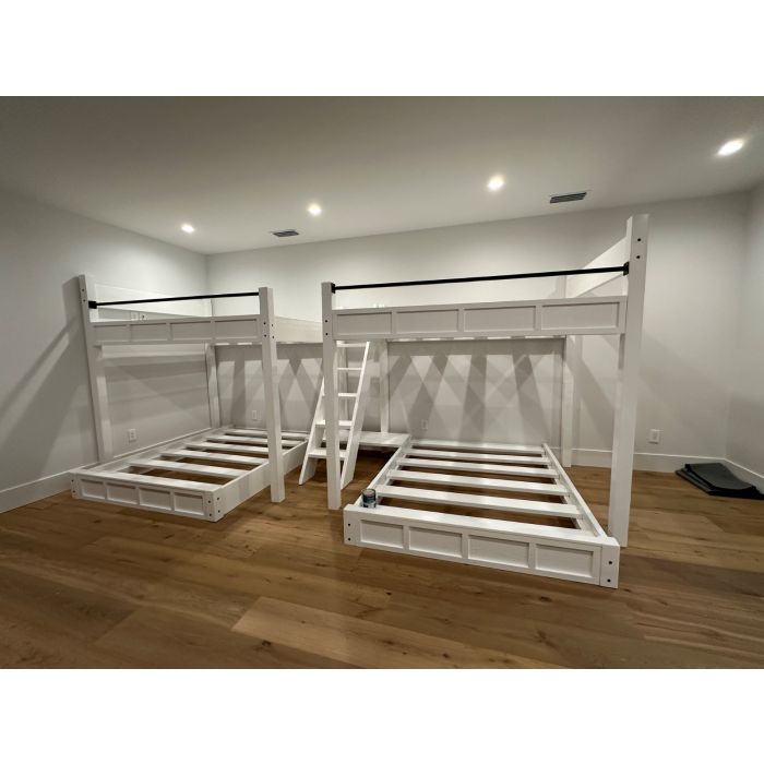 Timberline quad bunk bed for vacation rentals