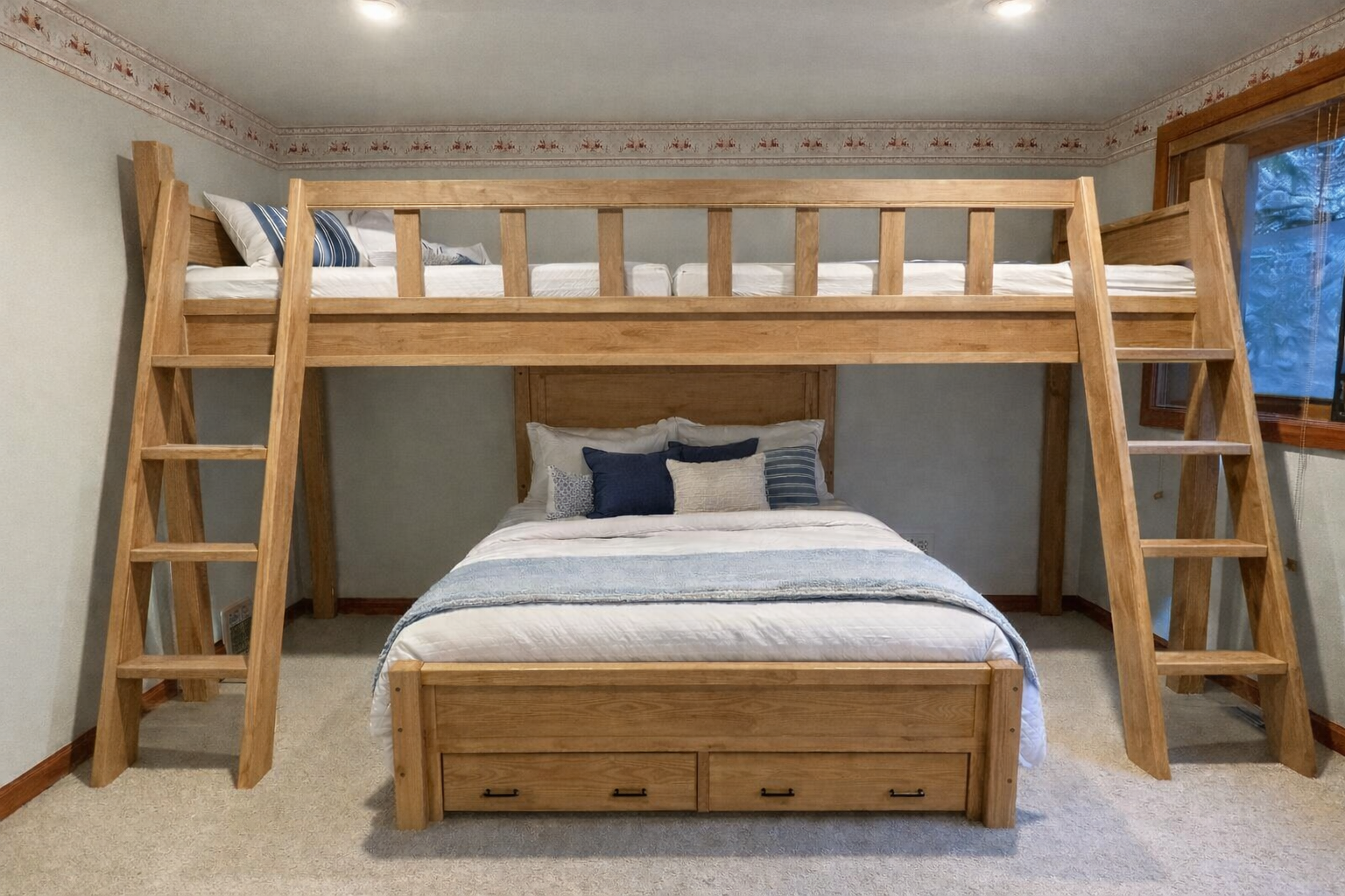 triple bunk beds for vacation rentals
